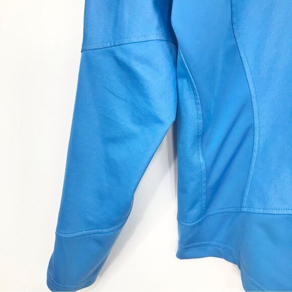 Mountain Hardwear Blue Gray Windstopper Quarter Zip Performance Layer Pullover - Picture 5 of 14
